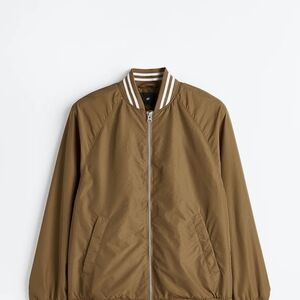 H&M Men's Brown Bomber Jacket